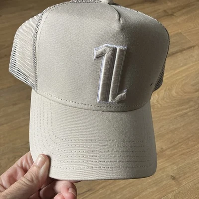 Royle Eleven Trucker Mesh Snapback Cap hat adjustable cream Men’s bagged R11 - Image 1 of 4