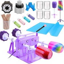 4 Cup Turner for Crafts Tumbler, Tumbler Spinner for Epoxy Tumblers Clockwise...