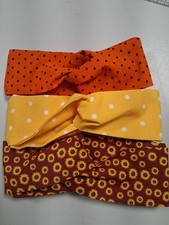 Women's Twisted Knot Headbands, Package of 3, Autumn, Halloween