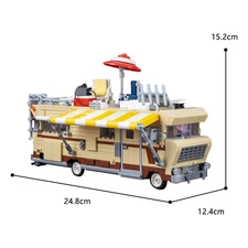Hot Sale RV / Recreational Vehicle Model 724 Building Toys from Comic