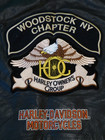 Woodstock New York Harley Davidson Mens XL Black Leather Vest — photo 4