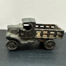 Antique 1930's AC Williams Cast Iron Mack Stake Truck 