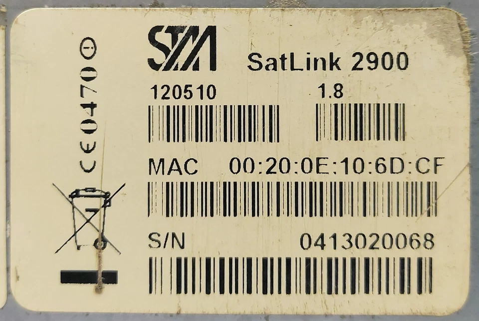 Módem STM Satlink 2900 Foto 3 de 4
