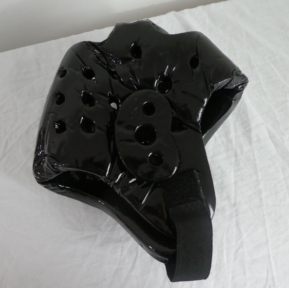 ATA Macho Martial Arts Soft Black Helmet Self Defense Protective Gear