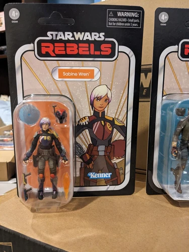 Star Wars Vintage Collection TVC Ghost HasLab- Full Crew Mural Cardbacks