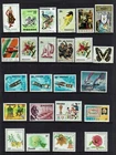RWANDA Collection of 24 Stamps   1978 AVIATION 1981 FLOWERS   Plus  others  MINT