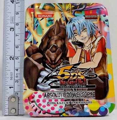 YU-GI-OH 5 D's TRADING CARD GAME ABSOLUTE POWERFORCE EMPTY TIN
