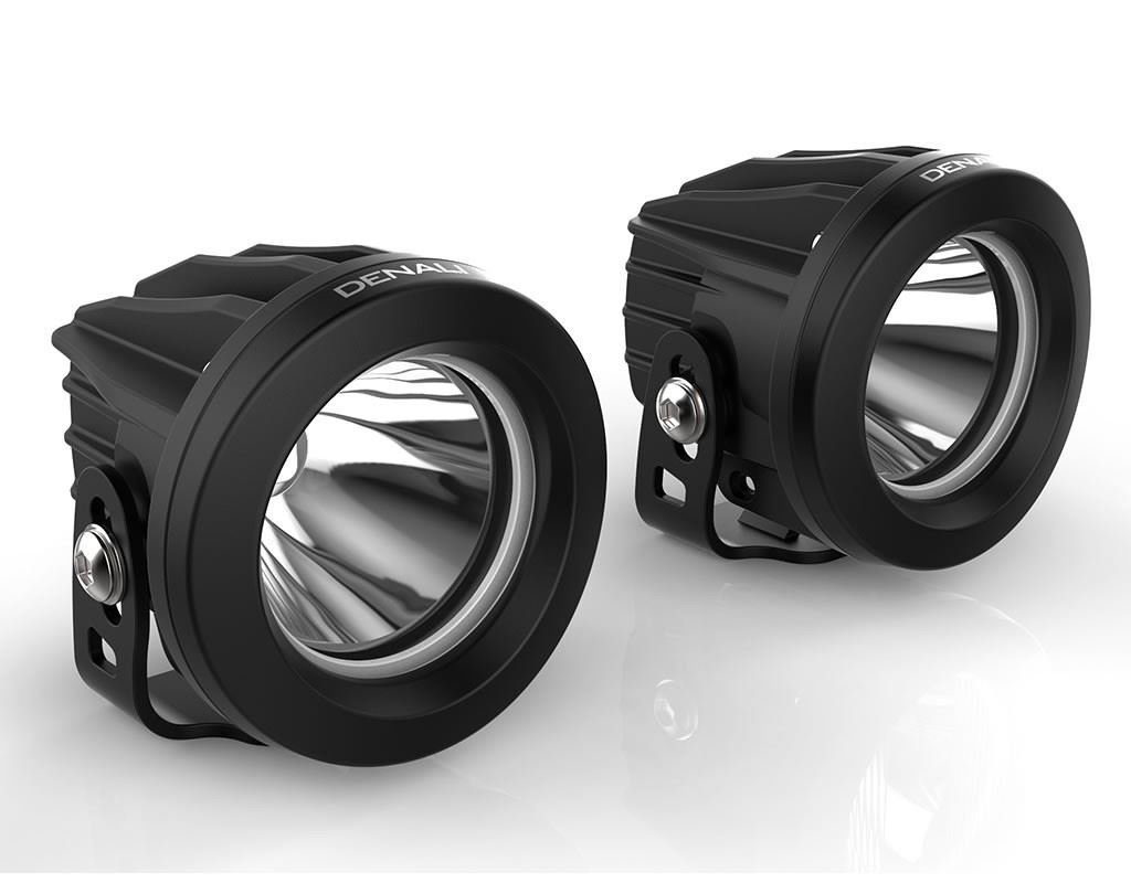 Denali DR1 TriOptic LED Light Kit Black Kawasaki KX250F 2004 - 2006
