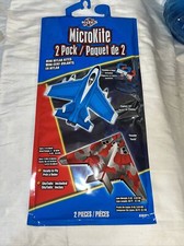 Microkite Mini Mylar Fighter Jet  Stealth X Kites New Package