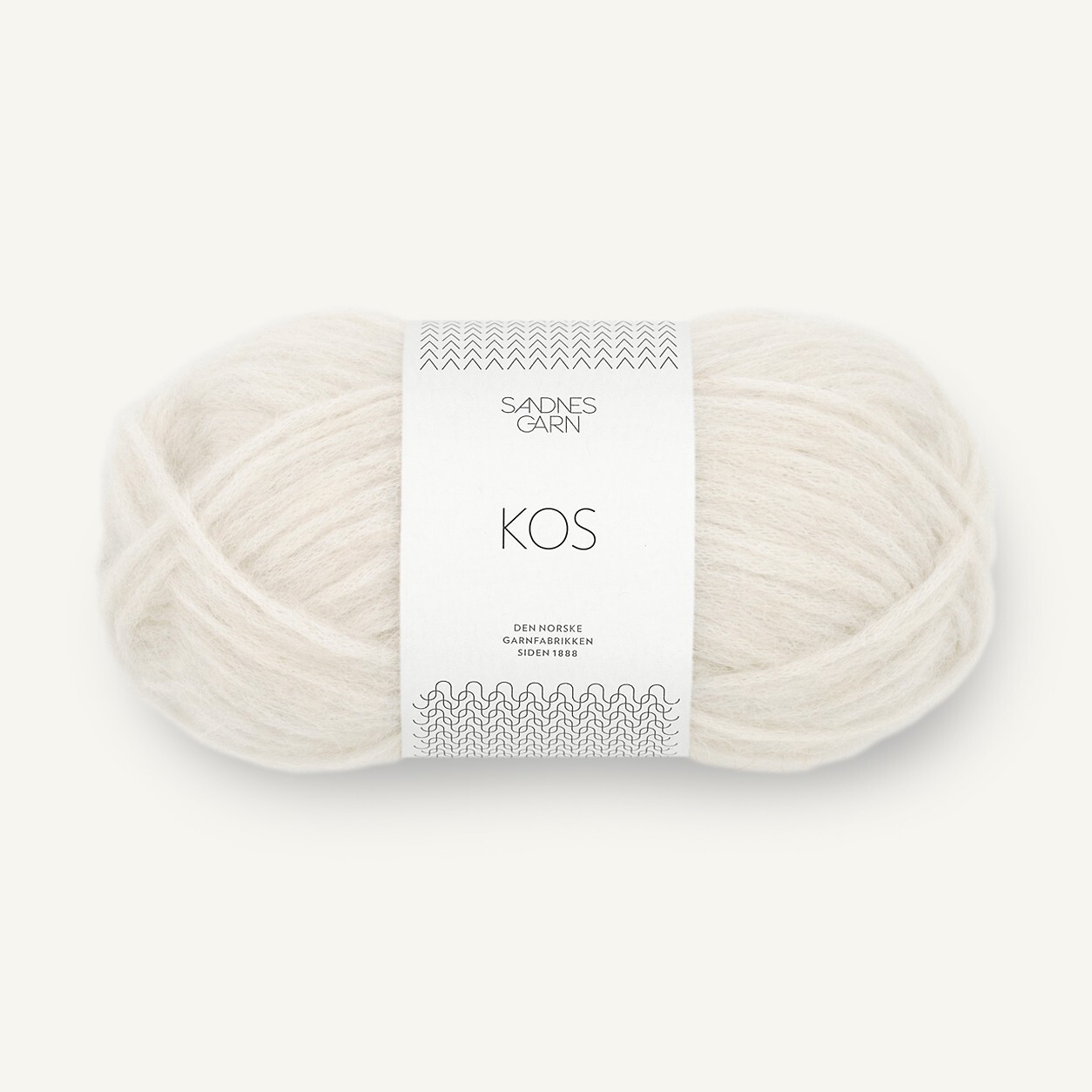 Kos by Sandnes Garn - Porcelain (1014) - 50 g / approx. 150 m Wool