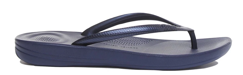 FITFLOP E54-399 Iqushion Súper Ergonómico Chanclas Mujer Azul Marino GB 3-9 - Imagen 2 de 4