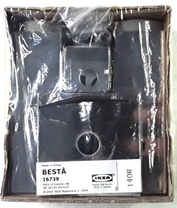 NEW Ikea Besta Square Chrome Metal Legs 16739 801.341.90