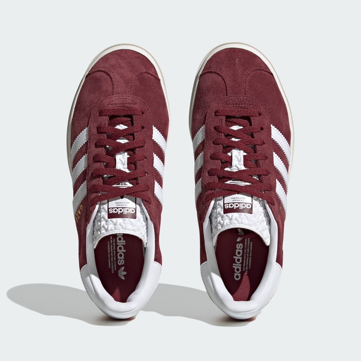 Adidas Originals Gazelle Bold Shadow Red White HQ6892 | eBay