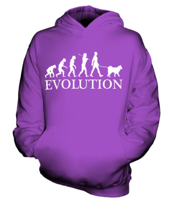 SCHIPPERKE EVOLUTION OF MAN KINDER HOODIE JUNGEN HOODY MÄDCHEN HUNDELIEBHABER GESCHENK