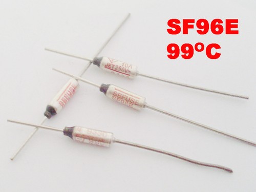 5Pcs Microtemp Thermal Fuse 99°C 99 Degree TF Cutoff SF96E 10A AC 250V New - Picture 3 of 3