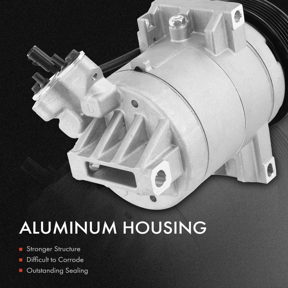 Compresor de aire acondicionado con 6 ranuras para Chevy City Express 15-18 Nissan NV200 13-20 2,0 L Foto 3 de 4