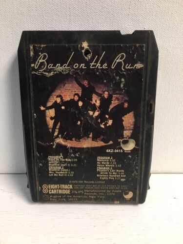 Paul McCartney And Wings Band On The Run 8 Track Cartridge - Picture 1 of 3