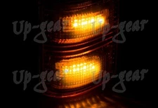 For Ford F250 F350 F450 Superduty Amber Lens LED Side Mirror Turn Signal Lights