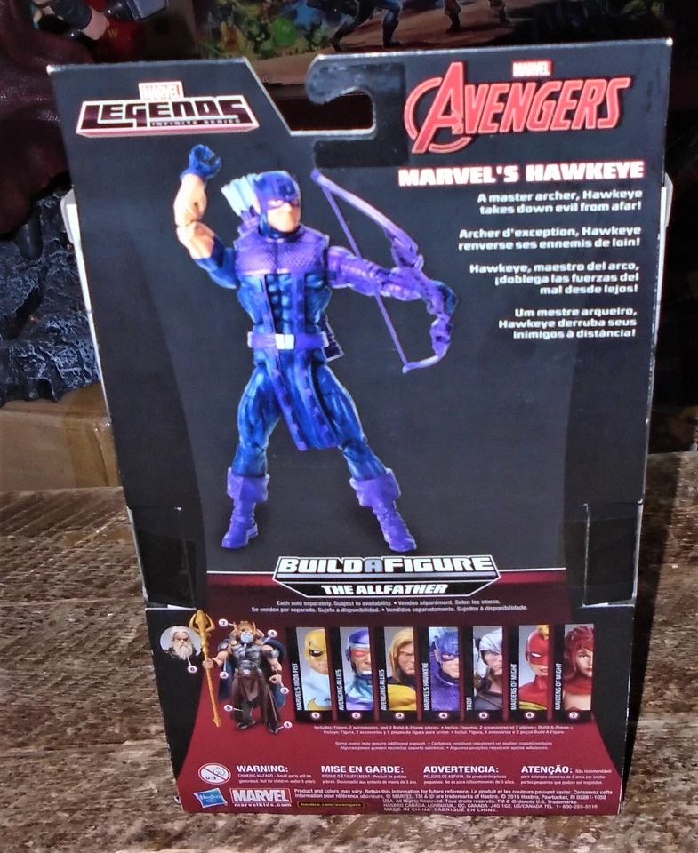 FIGURA BAF OJO DE HALCÓN SERIE INFINITA Marvel Legends Foto 2 de 4