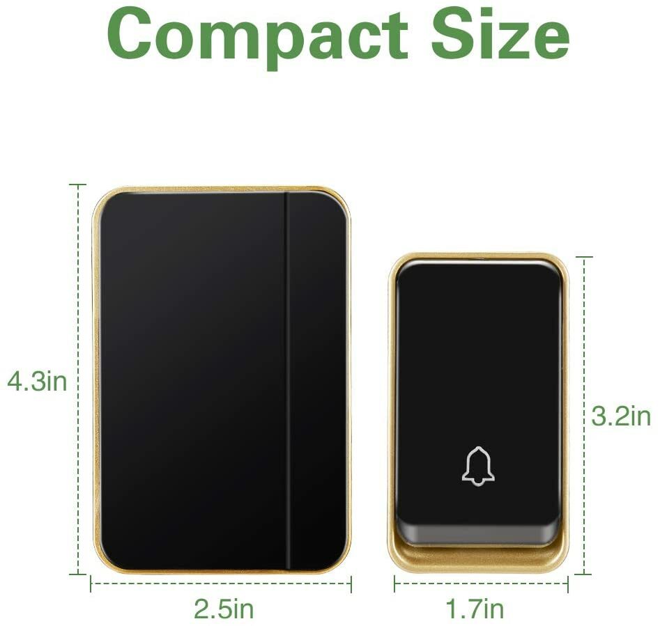 K0606 Waterproof Self Generating Power No Battery Required Wireless