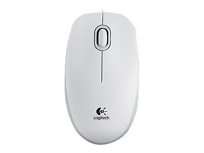 Logitech M100 USB Maus Optisch Weiß, Schwarz