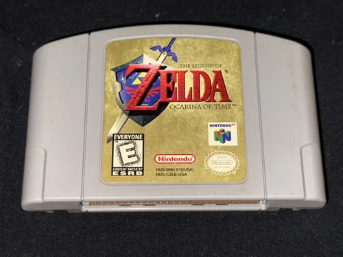 Legend of Zelda Ocarina of Time (Nintendo 64, 1998) Cleaned Tested Authentic N64