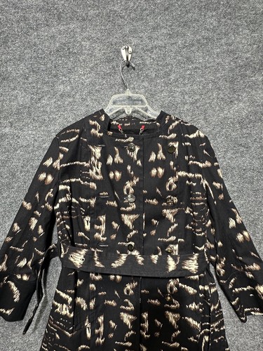 Marc By Marc Jacobs Cotton Milliatary Coat Sz M Black - Picture 2 of 9