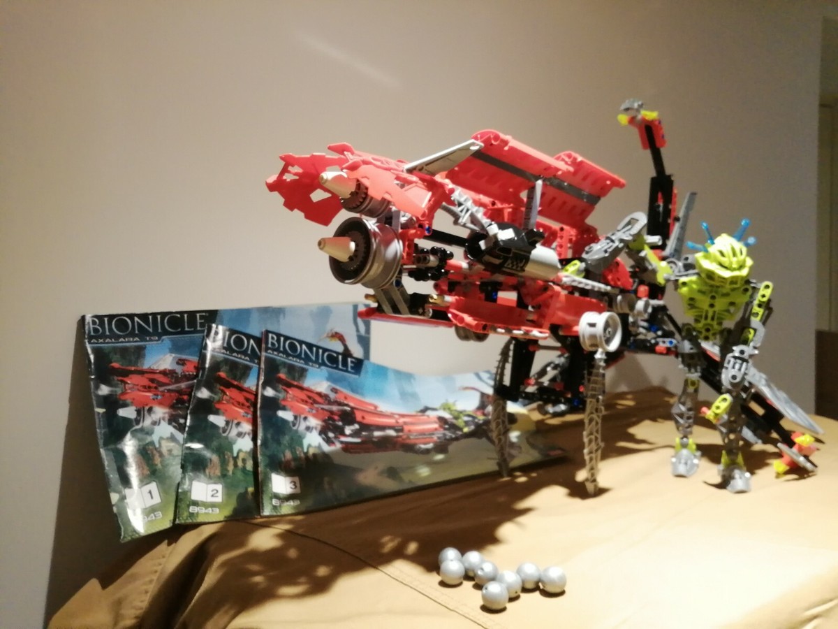 Lego 8943 Bionicle Karda Nui Axalara T9 robot complet de 2008 + 