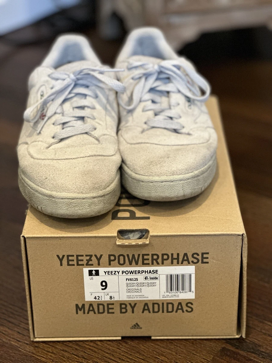 adidas gazelle silver green womens ADIDAS YEEZY POWERPHASE CALABASAS CORE BLACK SNEAKERS EU 38  UK 5.5 US 6