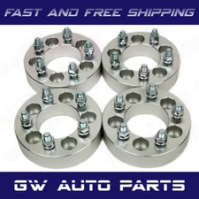 4 PCs Wheel Spacer Adapters 5x4.5 to 5x4.5 Thick 1.5" CB 74MM STUD 12x1.5  