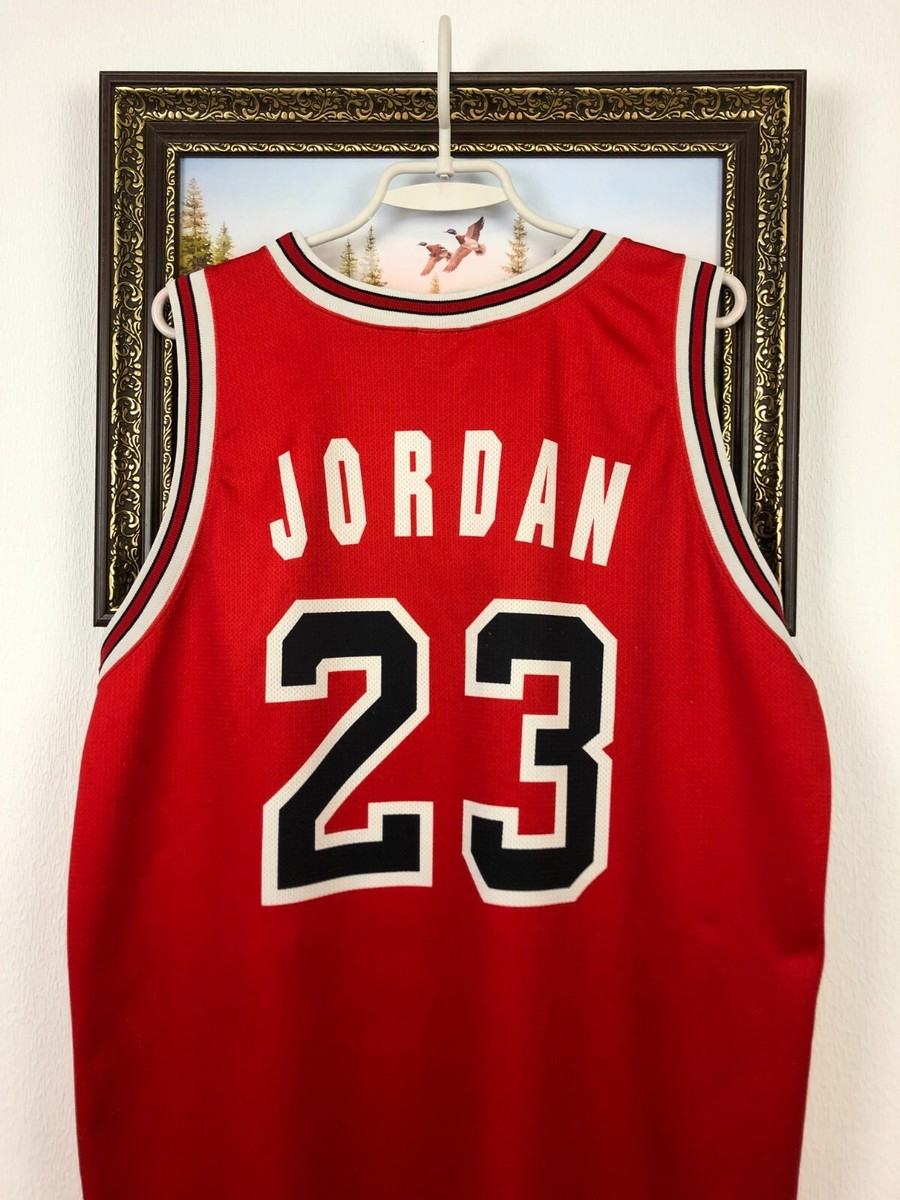 Vintage Champion Chicago Bulls NBA 23 Jordan Jersey Shirt Rare
