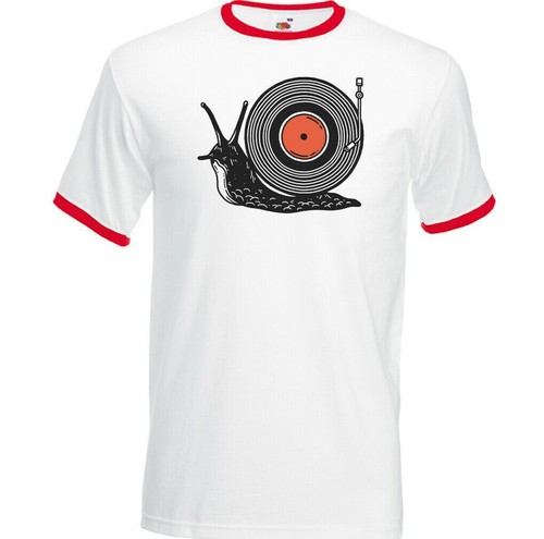 T-Shirt DJ Slug Vinyl Divertente DJing Decks Giradischi Technics Musica Dance - 第 9/22 張圖片