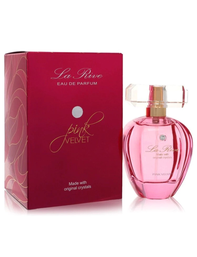 LA RIVE Pink Velvet Eau De Parfum Spray for Her 75ml Light Spring Fruity  Scent