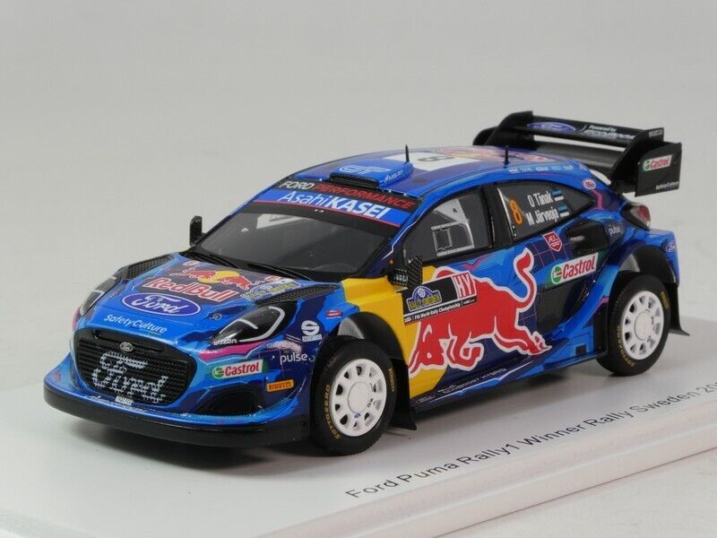 豪華ラッピング無料 Rally Winner Tanak #8 1 Rally Puma Ford Spark Sweden 1 2023 レーシングカー