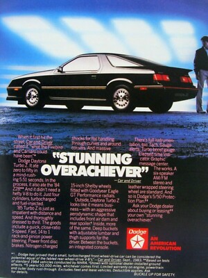 1985 Dodge Daytona TURBO Z Stunning Overachiever VTG Original