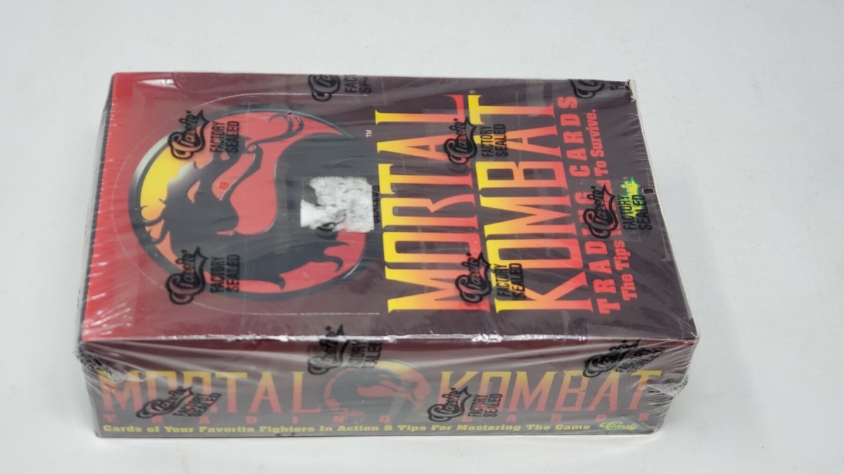 Mortal Kombat トレーディングカード 、ボックス Factory Sealed 1994 - Classic Games - Mortal Kombat Trading