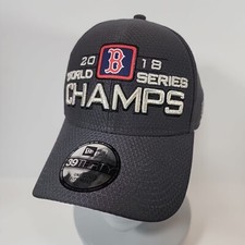 Boston Red Sox 2018 World Series Champions Baseball Cap New Era 39THIRTY Flex
