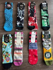 Stance Socks Kids L 2-5.5 Trooper Darth Vader Captain America Turtles A's Flag