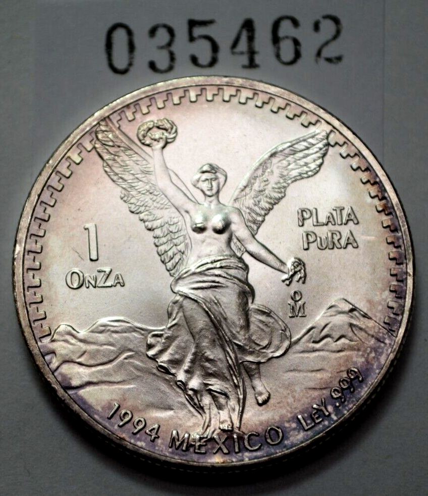 1994 1 oz 999 SILVER Ley Mexican Libertad 1 Onza Pura Plata Rare
