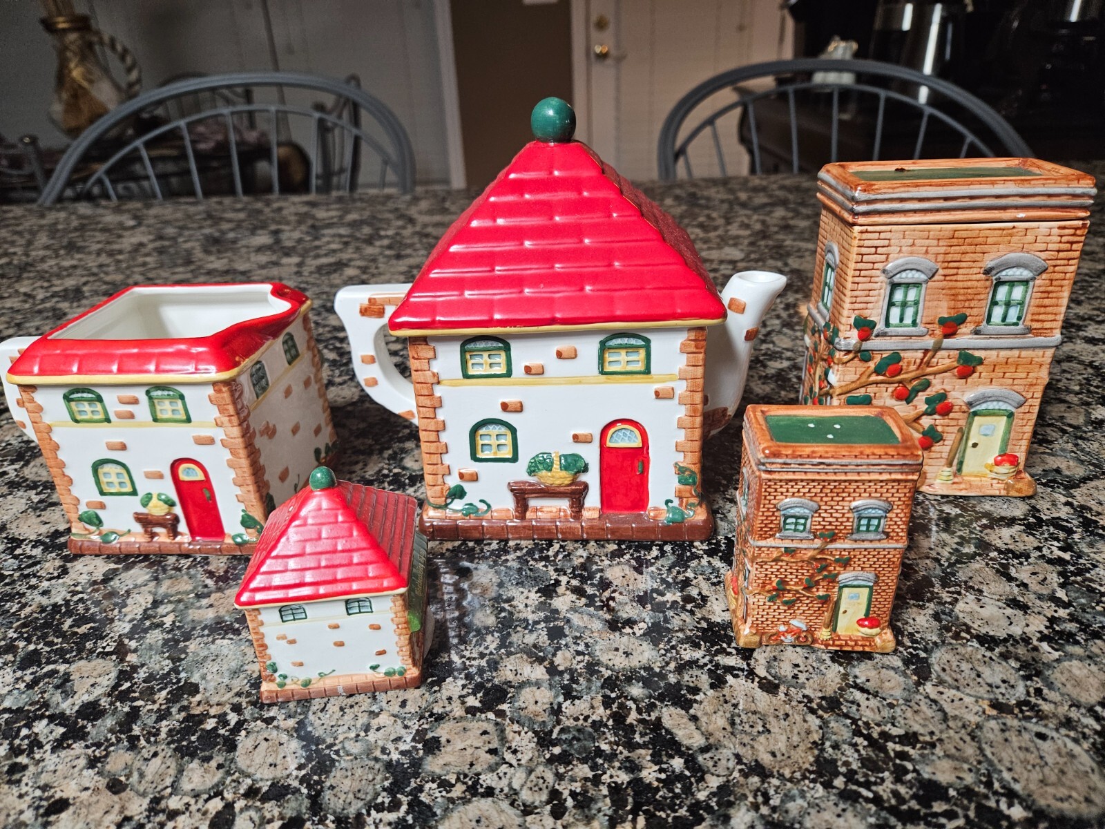 Hallmark Mitford Tea Pot Set eBay