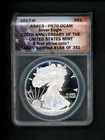 2017-W US American Silver Eagle Dollar $1 ANACS PR70 DCAM 225th Anniv US Mint