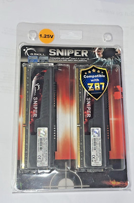 G.Skill Sniper 8 GB (2x4GB) F3-12800CL9D-8GBSR PC3-12800 DDR3-1600 RAM - Neu