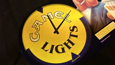Joe Camel Lights cigarettes Vintage light up wall sign 1993 | eBay