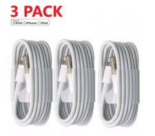 3-PACK USB Data Charger Cables Cords For Apple iPhone 5 6 7 8 X XR 11 13 14 Pro