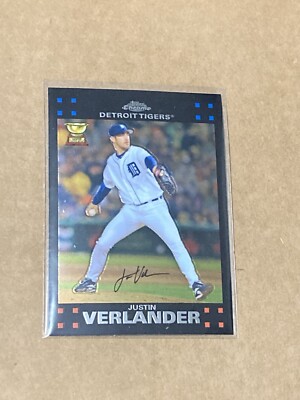 2007 Topps Chrome - #76 Justin Verlander