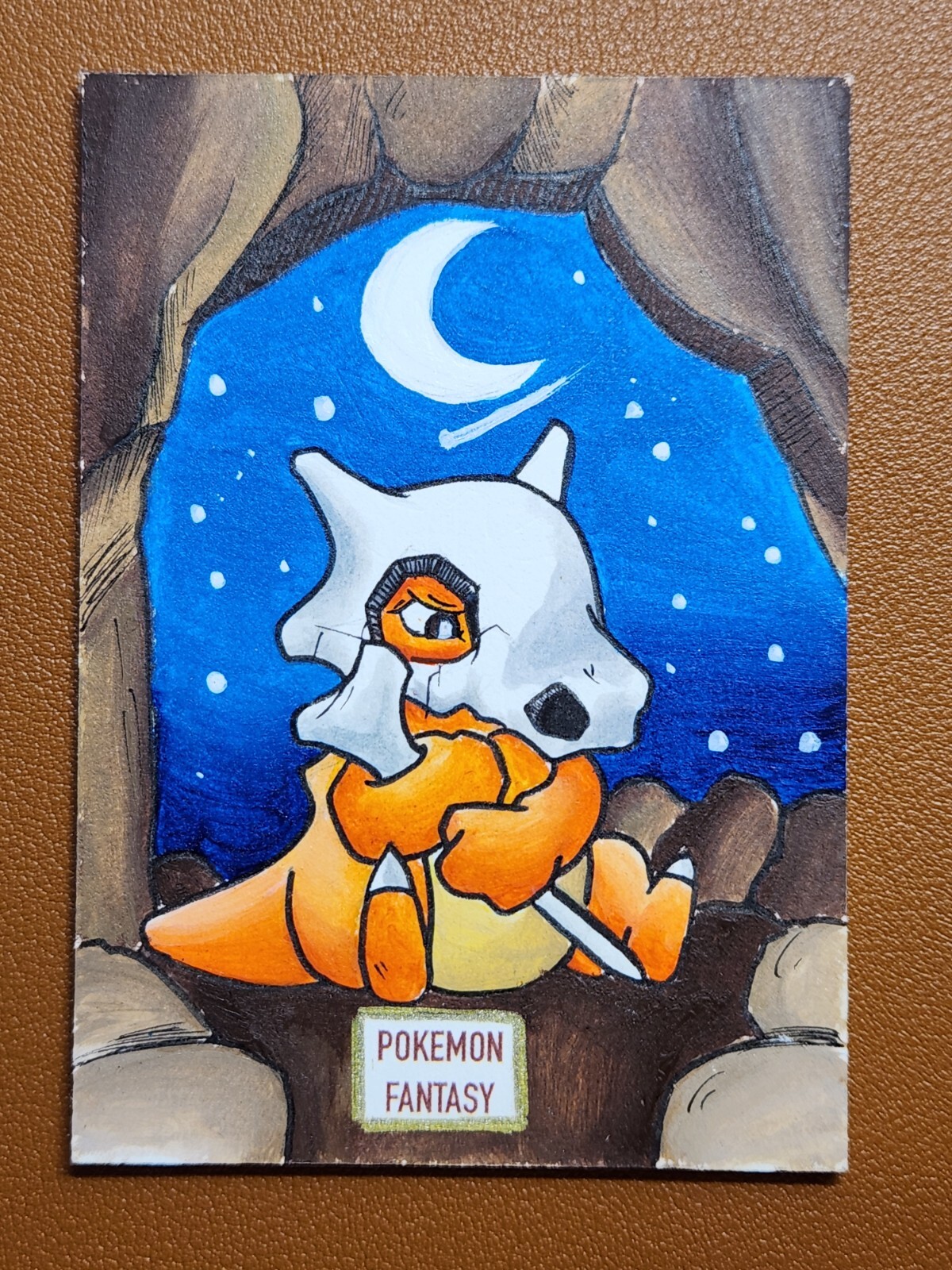 Cubone Pokemon Fantasy PSC Sketch Card by Bodmar 1:1 Full Art TCG | eBay
