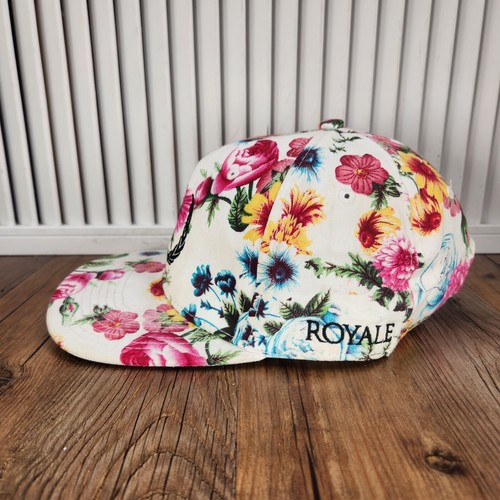 Royale Crown Hat Cap Snapback Colorful Floral Flowers Roses Designer Women Style - Picture 6 of 10