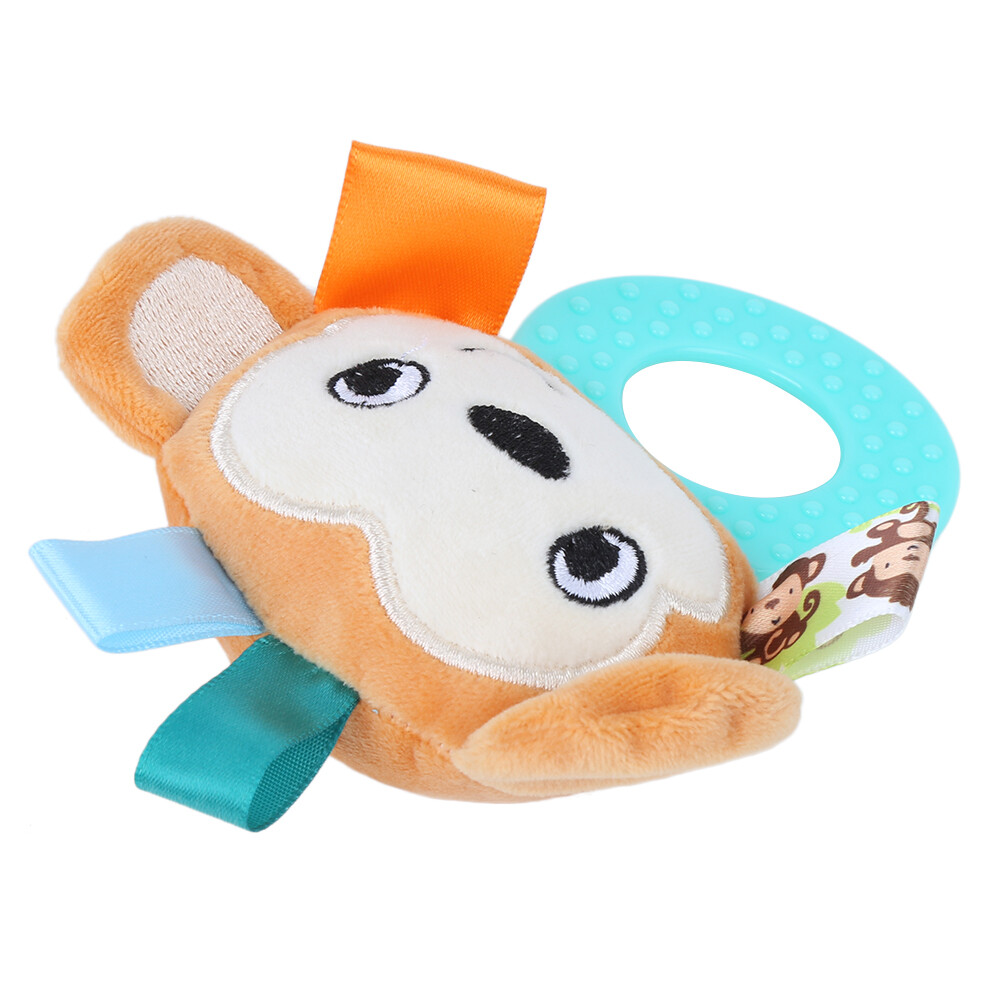 Chewing Plush Toys Baby Teething Toy Handgrip Gum Babies 06 Months