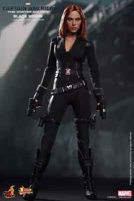 Ready! Hot Toys MMS239 Captain America Winter Soldier 1/6 Black Widow Figure