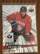 Easton Cowan 2025 Team Canada Hockey Pride Of The Program Outburst #82
